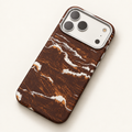RAYFER Wave MagSafe Case — Brown — studio photograph