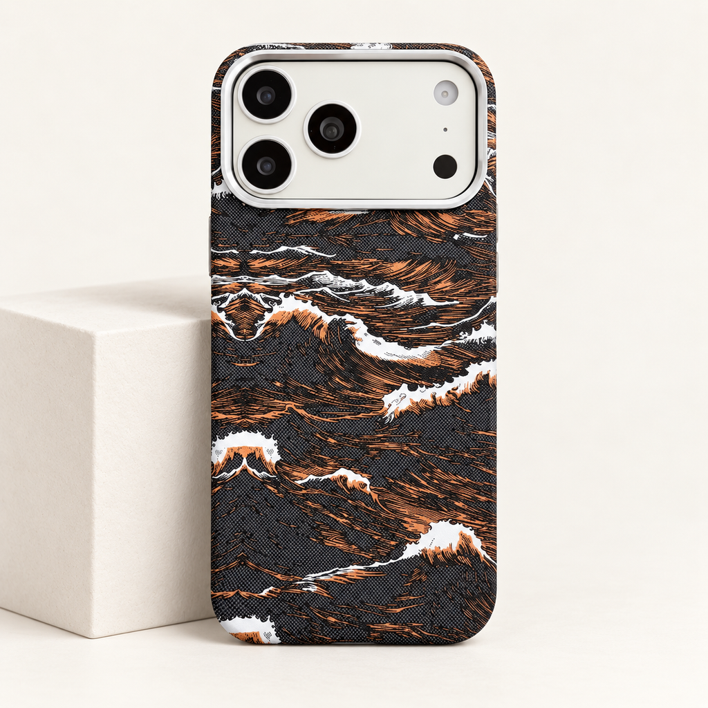 RAYFER Wave case — Black / Gold