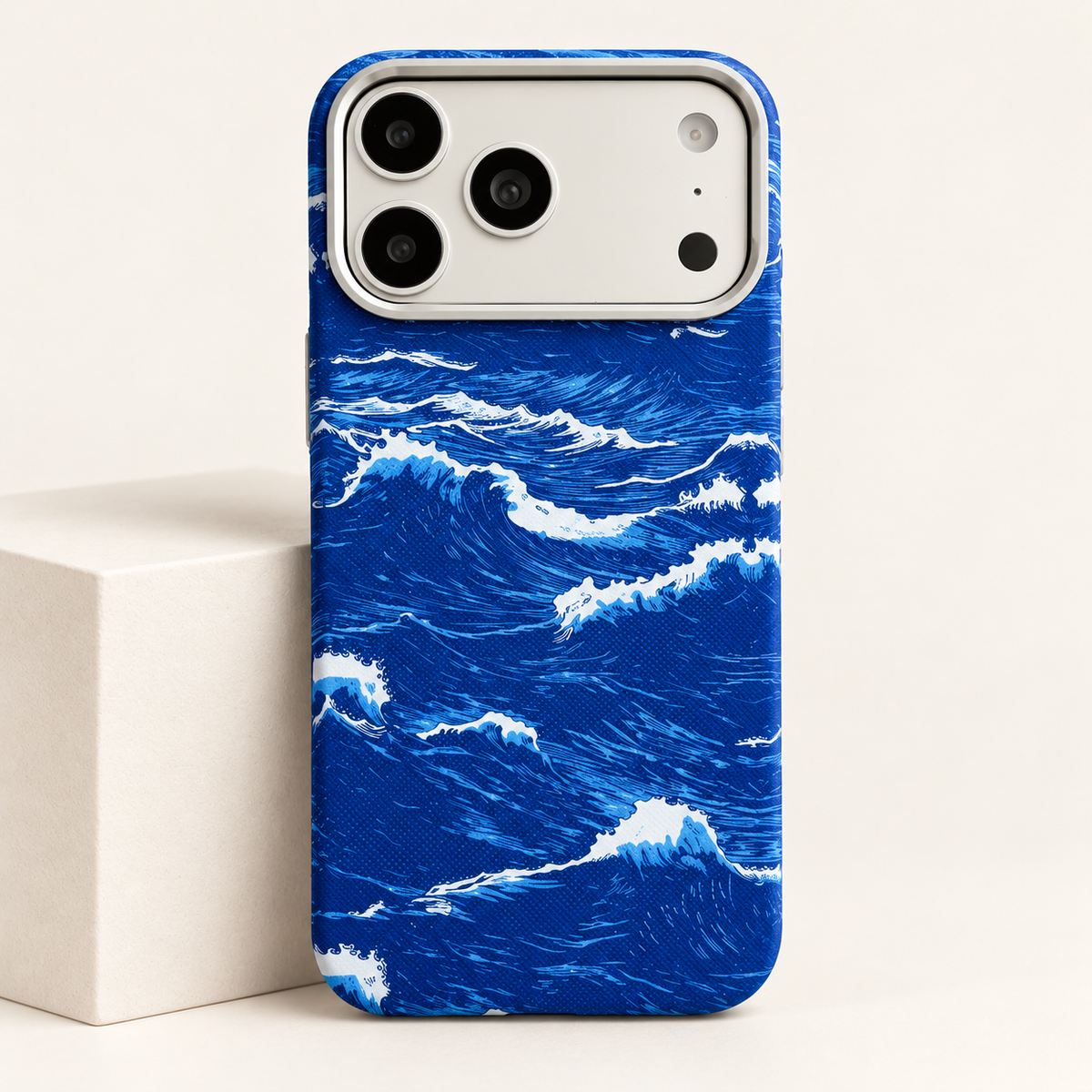 RAYFER Wave case — Blue / White